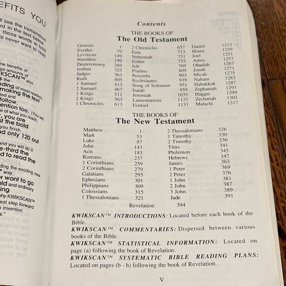 Kwickscan Holy Bible King James Version Copyright 1989 Paperback - Picture 7 of 12
